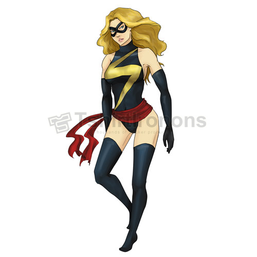 Ms.Marvel T-shirts Iron On Transfers N6505